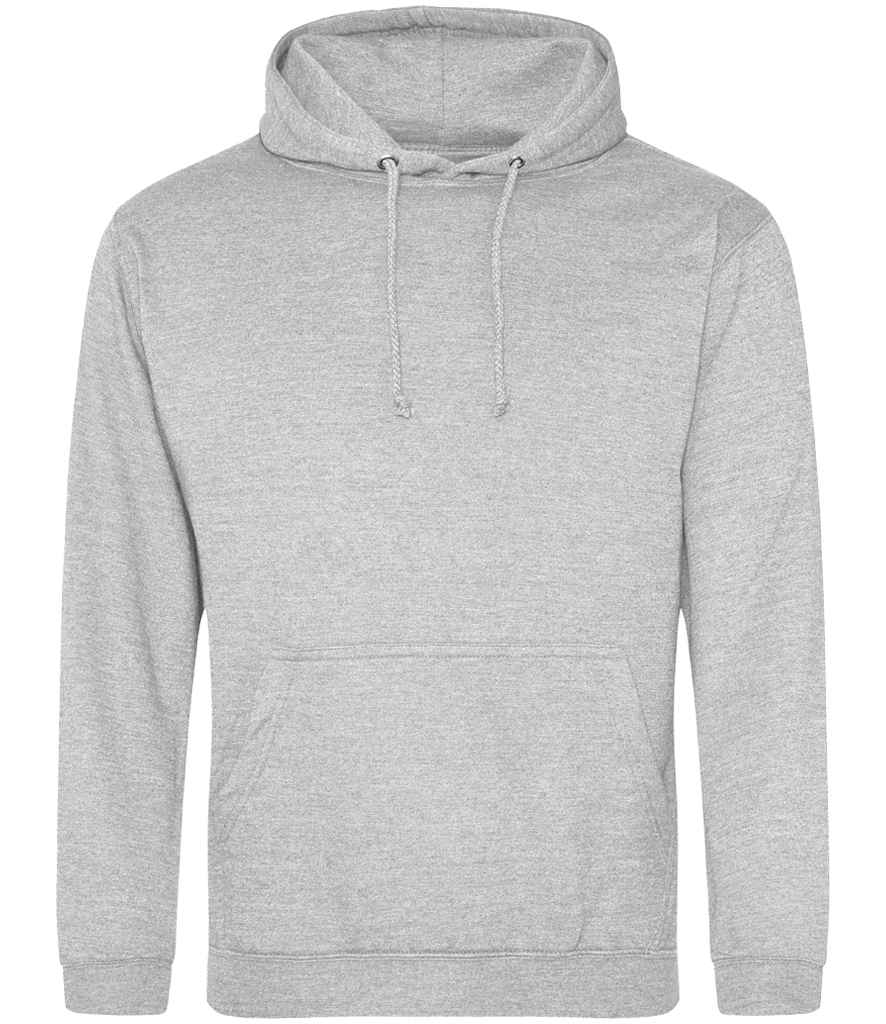 AWDis College Hoodie | Heather Grey – Cobra Workwear