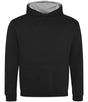 JH003B Jet Black/Heather Grey Front