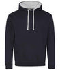 JH003 New French Navy/Heather Grey Front