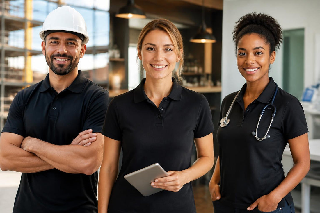 Black Work Polo Shirts: Professional Uniform Guide