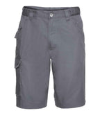 Russell Workwear Poly/Cotton Shorts | Convoy Grey