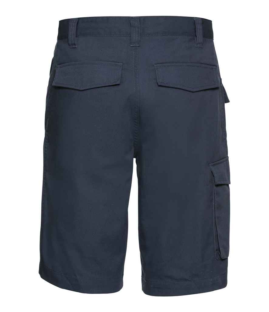 Russell Workwear Poly/Cotton Shorts | French Navy