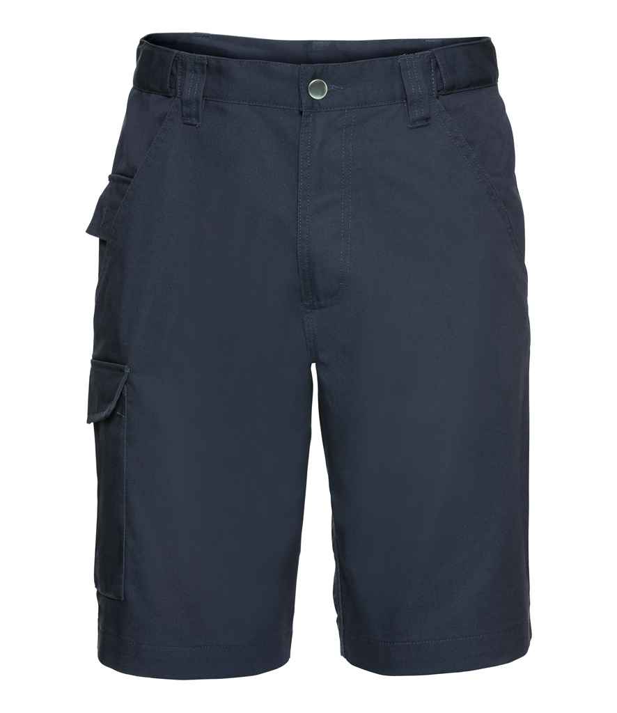 Russell Workwear Poly/Cotton Shorts | French Navy