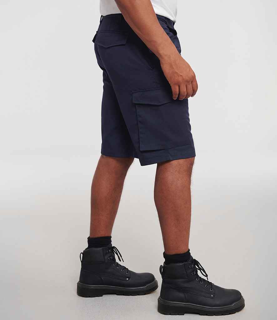 Russell Workwear Poly/Cotton Shorts | French Navy