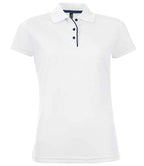 SOL'S Ladies Performer Piqué Polo Shirt | White