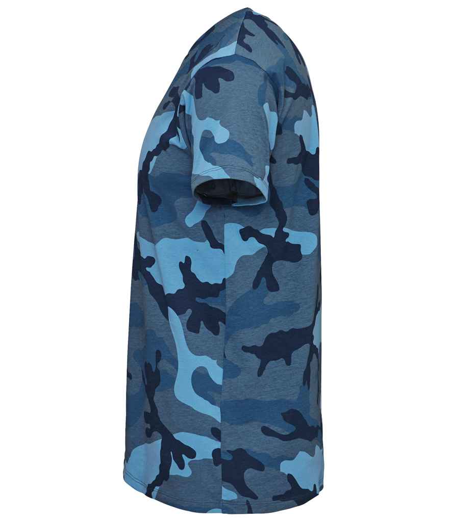 SOL'S Camo T-Shirt | Blue Camo
