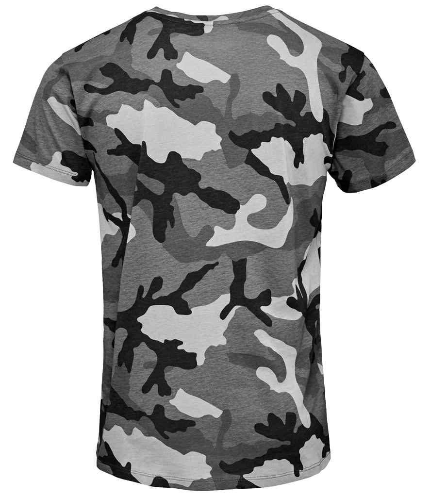 SOL'S Camo T-Shirt | Grey Camo