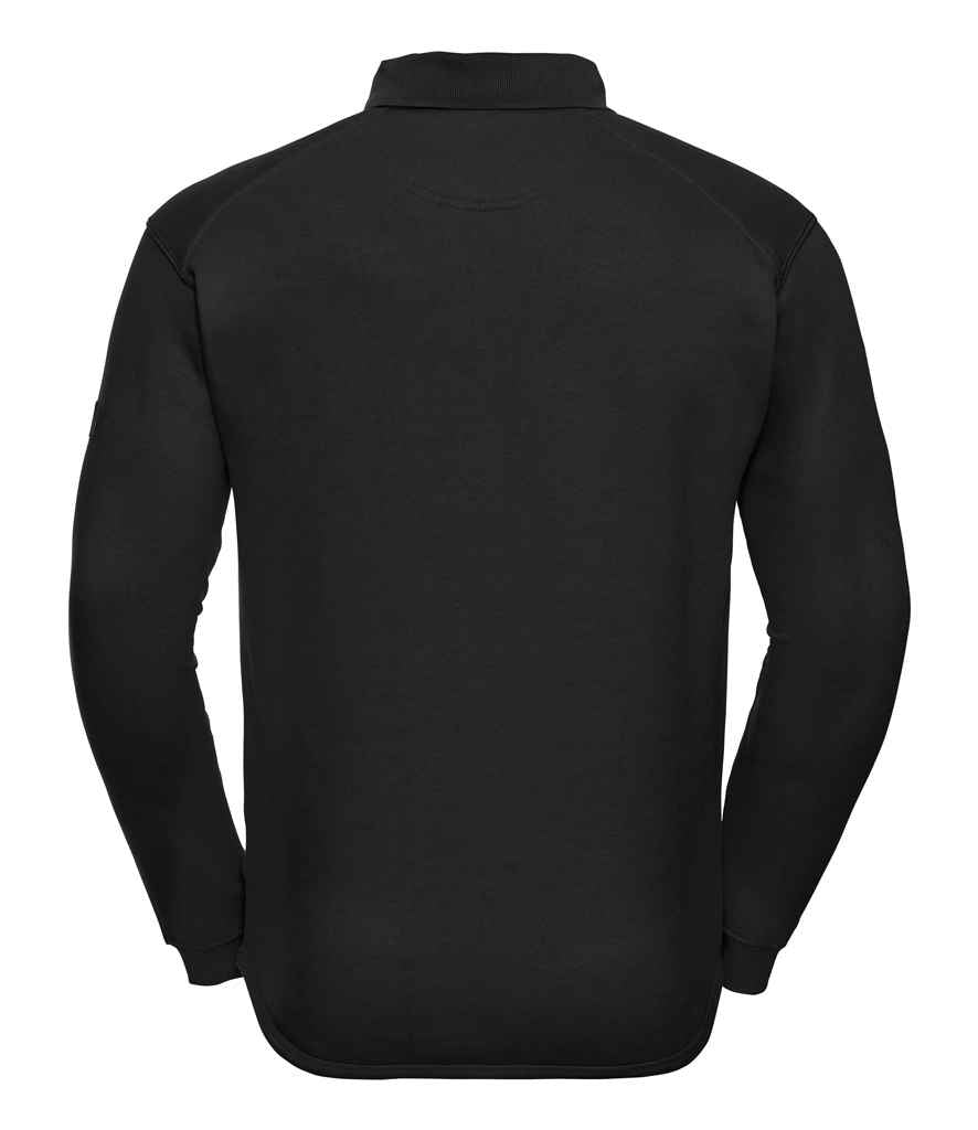 Russell Heavy Duty Collar Sweatshirt | Black