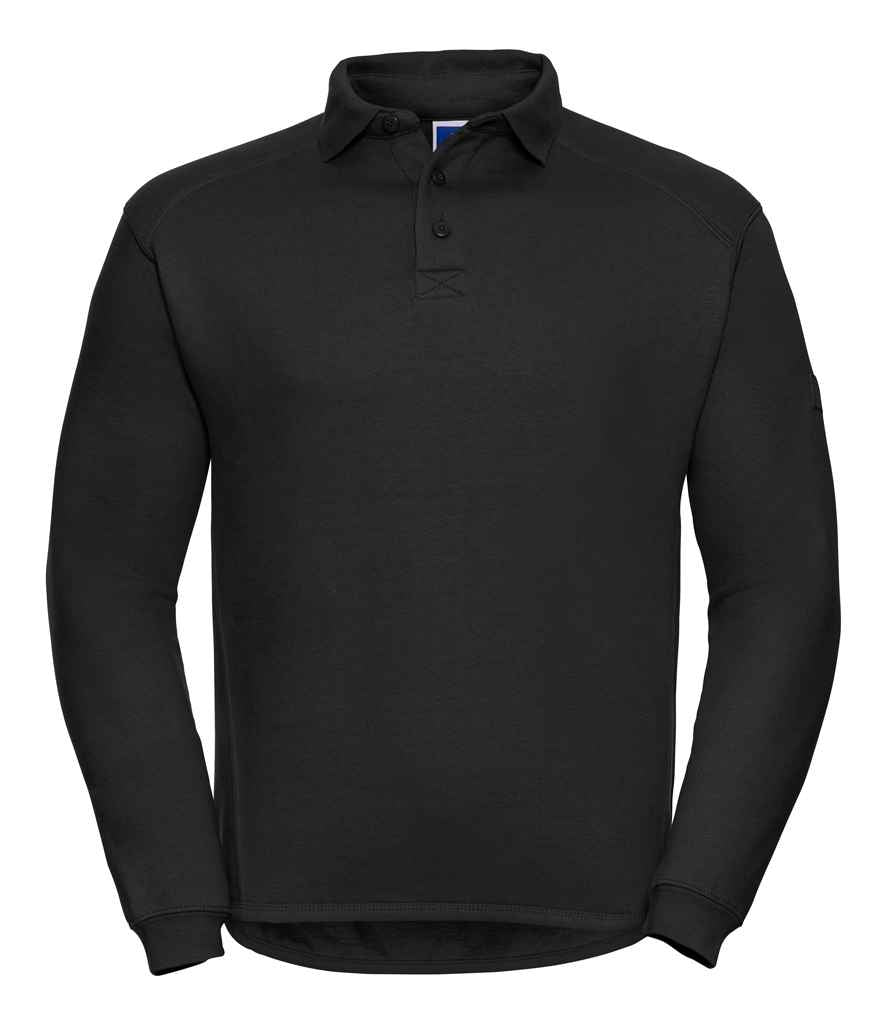 Russell Heavy Duty Collar Sweatshirt | Black
