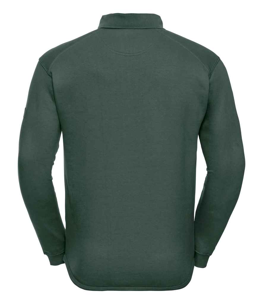 Russell Heavy Duty Collar Sweatshirt | Bottle Green