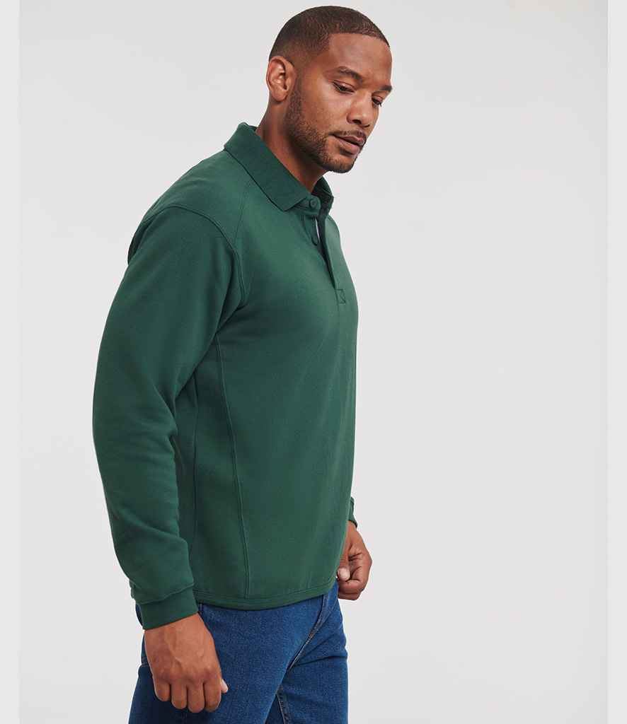 Russell Heavy Duty Collar Sweatshirt | Bottle Green