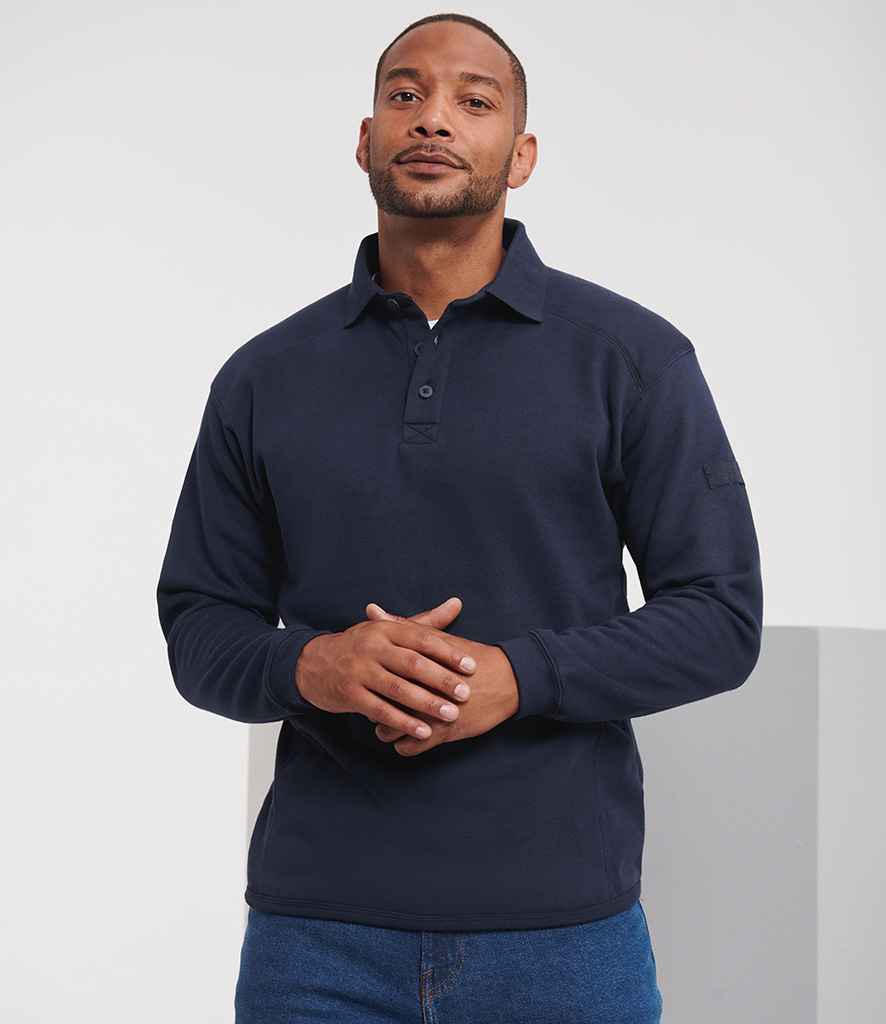 Russell Heavy Duty Collar Sweatshirt | French Navy