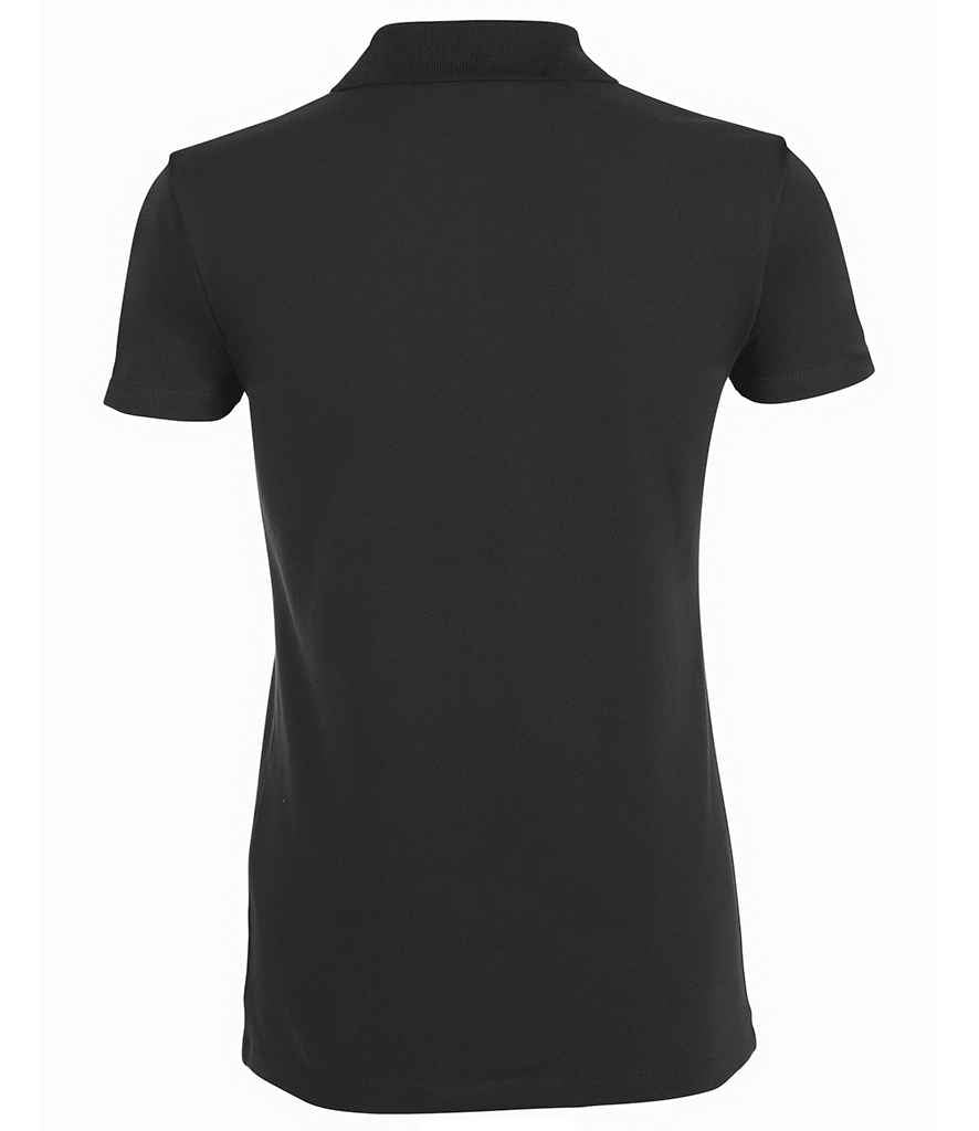 SOL'S Ladies Phoenix Piqué Polo Shirt | Black