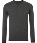 SOL'S Glory V Neck Sweater | Charcoal Marl