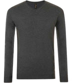 SOL'S Glory V Neck Sweater | Charcoal Marl