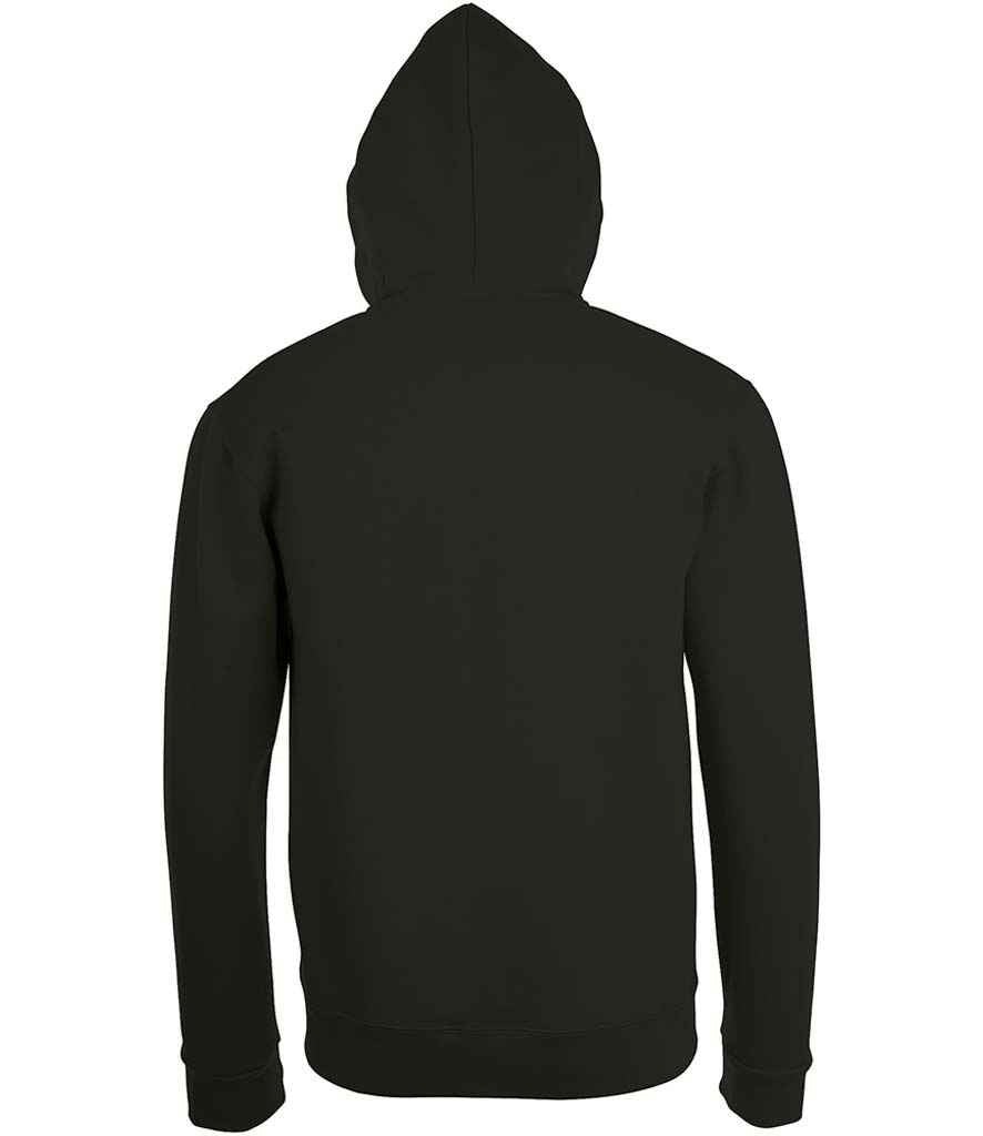 SOL'S Stone Zip Hooded Sweatshirt | Black