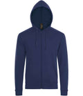 SOL'S Stone Zip Hooded Sweatshirt | French Navy