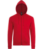 SOL'S Stone Zip Hooded Sweatshirt | Red
