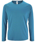 SOL'S Sporty Long Sleeve Performance T-Shirt | Aqua