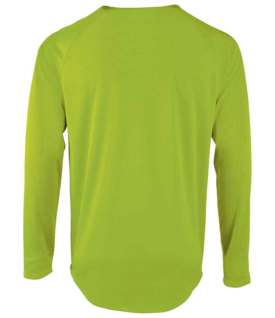 SOL'S Sporty Long Sleeve Performance T-Shirt | Neon Green