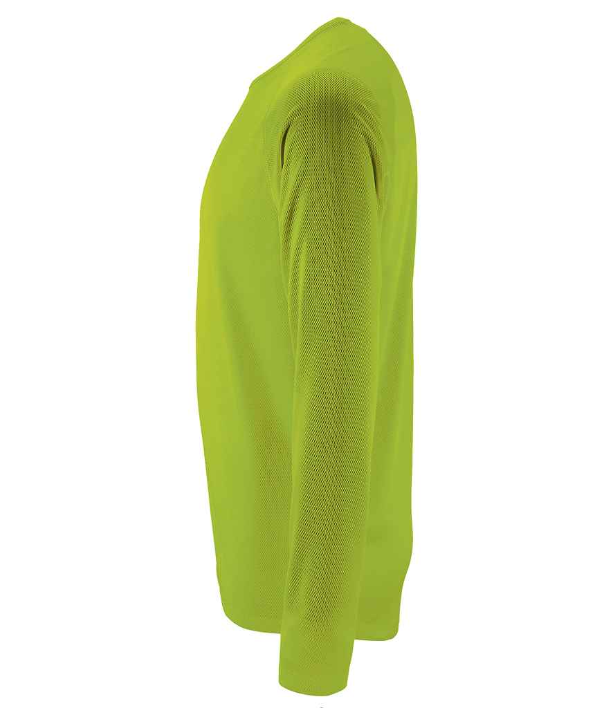 SOL'S Sporty Long Sleeve Performance T-Shirt | Neon Green