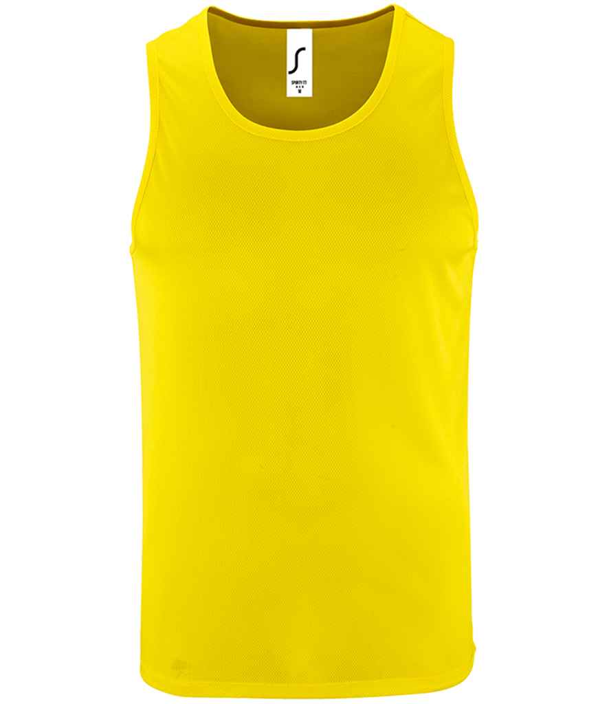 SOL'S Sporty Performance Tank Top | Neon Yellow
