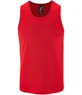 SOL'S Sporty Performance Tank Top | Red