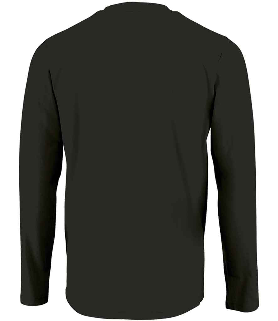 SOL'S Imperial Long Sleeve T-Shirt | Deep Black