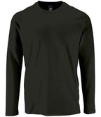 SOL'S Imperial Long Sleeve T-Shirt | Deep Black