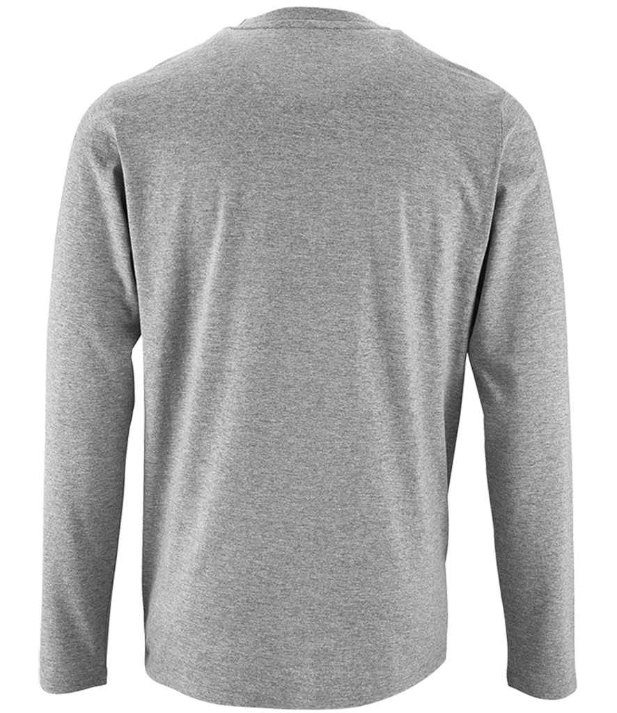 SOL'S Imperial Long Sleeve T-Shirt | Grey Marl