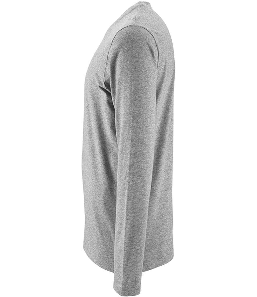 SOL'S Imperial Long Sleeve T-Shirt | Grey Marl
