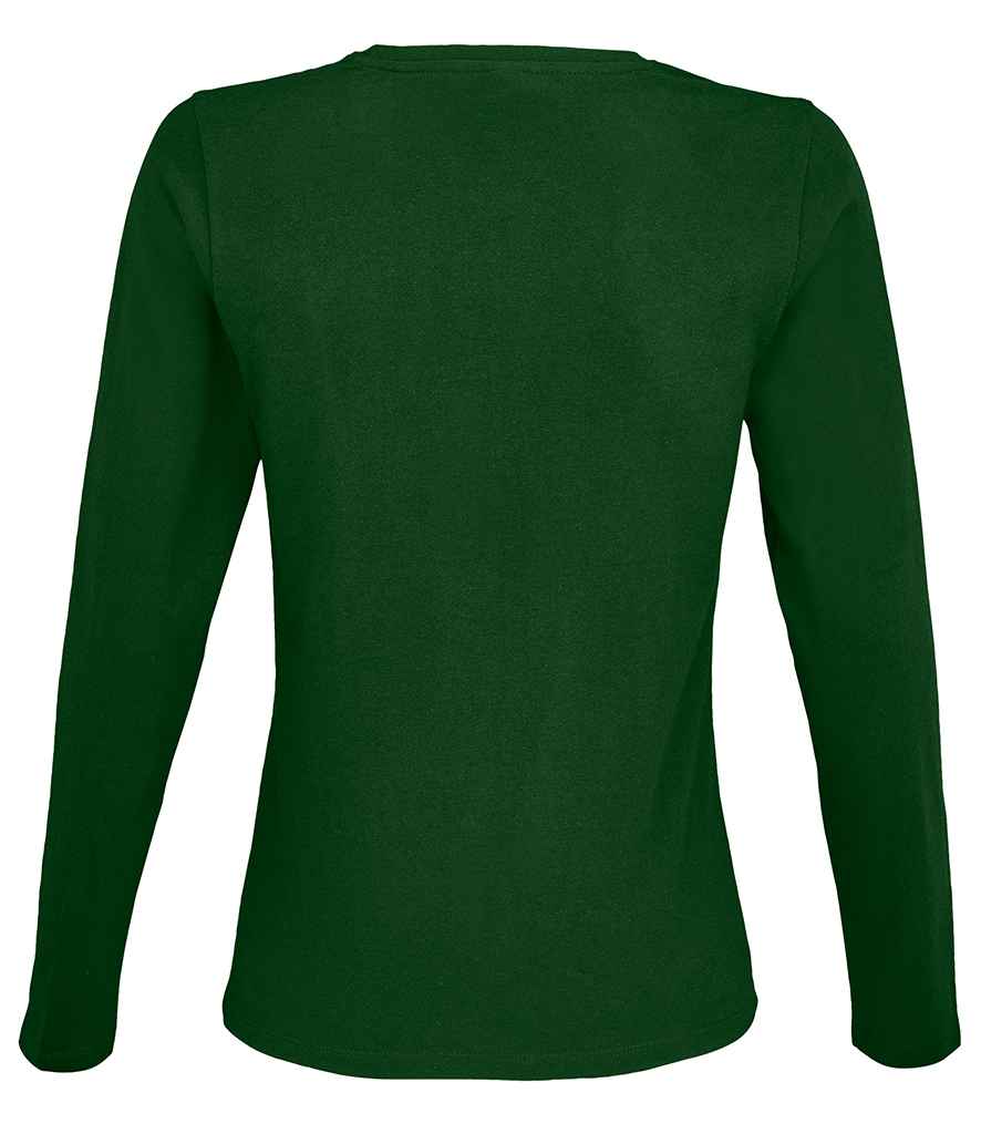 SOL'S Ladies Imperial Long Sleeve T-Shirt | Bottle Green