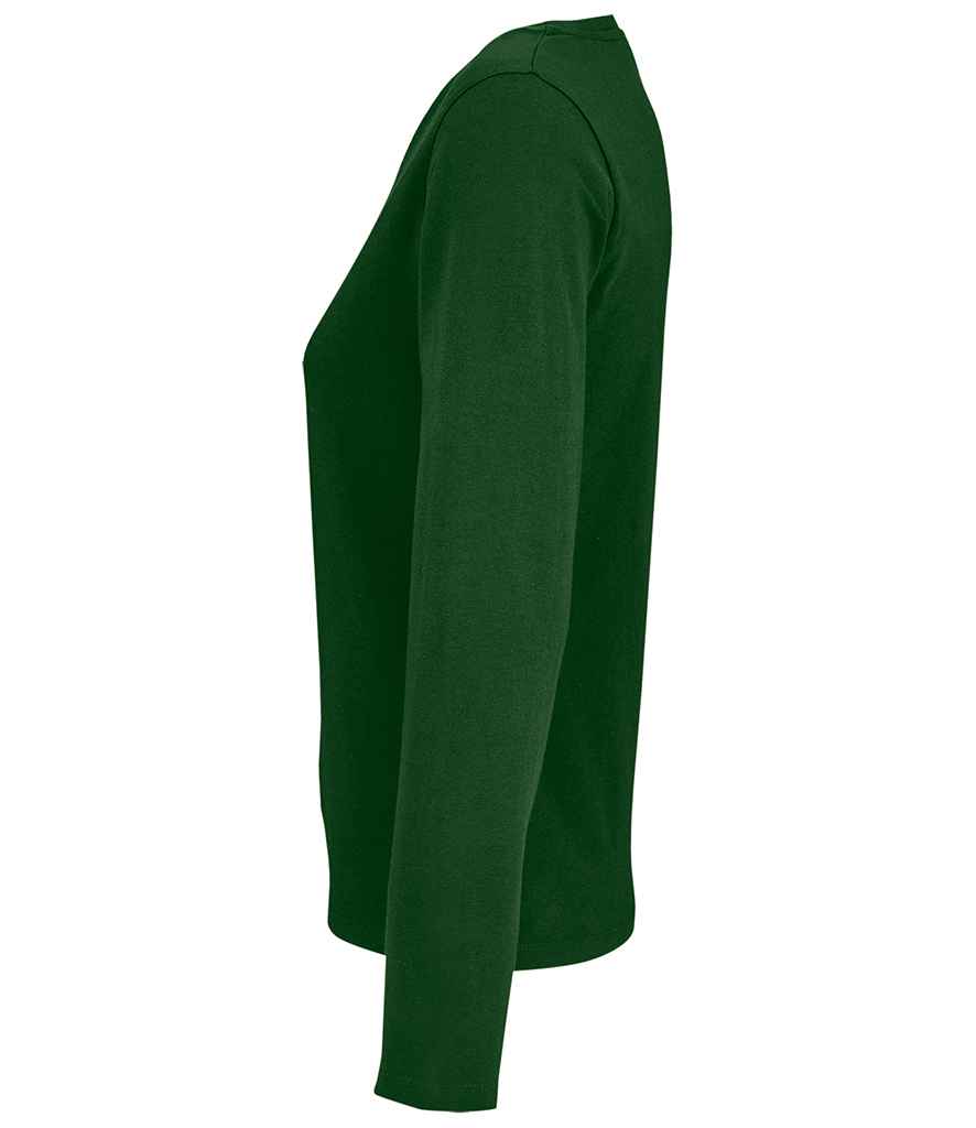 SOL'S Ladies Imperial Long Sleeve T-Shirt | Bottle Green