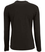 SOL'S Ladies Imperial Long Sleeve T-Shirt | Deep Black