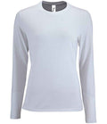 SOL'S Ladies Imperial Long Sleeve T-Shirt | White