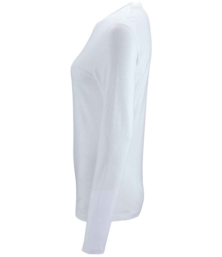 SOL'S Ladies Imperial Long Sleeve T-Shirt | White