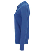 SOL'S Ladies Perfect Long Sleeve Piqué Polo Shirt | Royal Blue