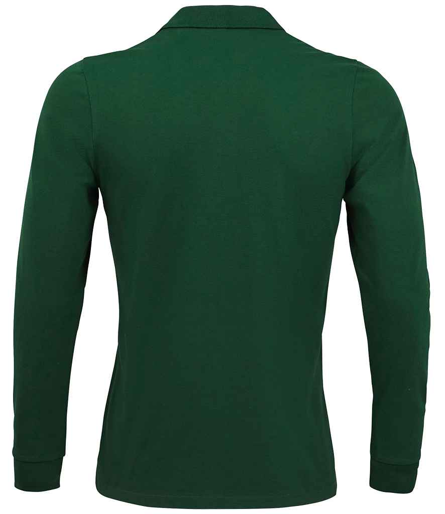 SOL'S Perfect Long Sleeve Piqué Polo Shirt | Bottle Green