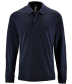 SOL'S Perfect Long Sleeve Piqué Polo Shirt | French Navy
