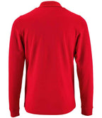 SOL'S Perfect Long Sleeve Piqué Polo Shirt | Red