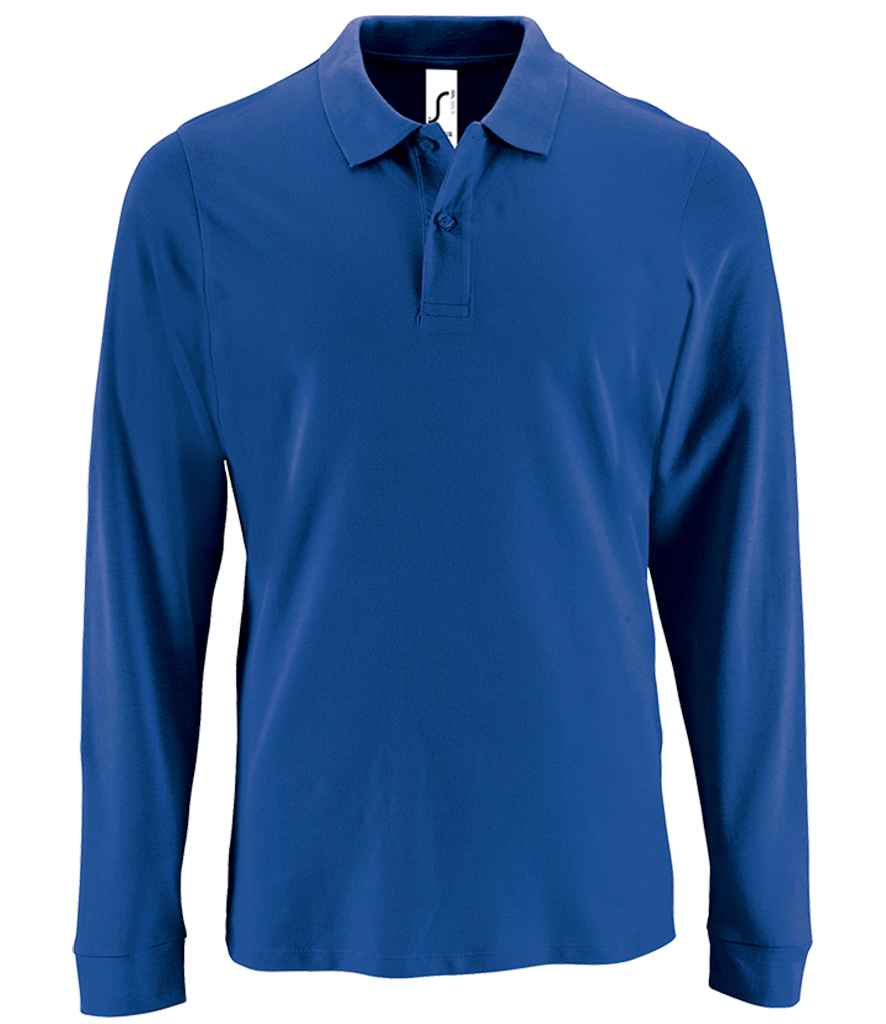 SOL'S Perfect Long Sleeve Piqué Polo Shirt | Royal Blue