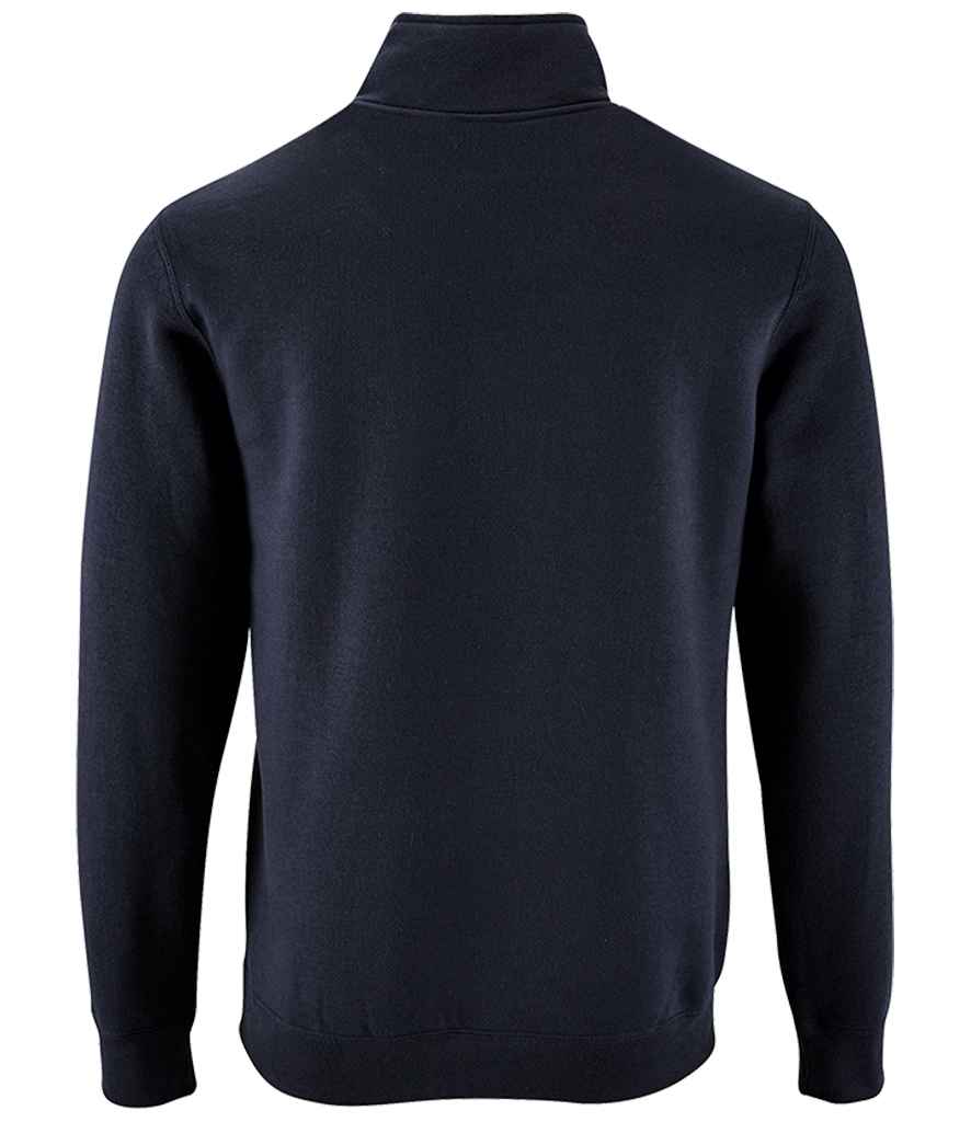 SOL'S Stan Contrast Zip Neck Sweatshirt | French Navy