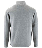 SOL'S Stan Contrast Zip Neck Sweatshirt | Grey Marl
