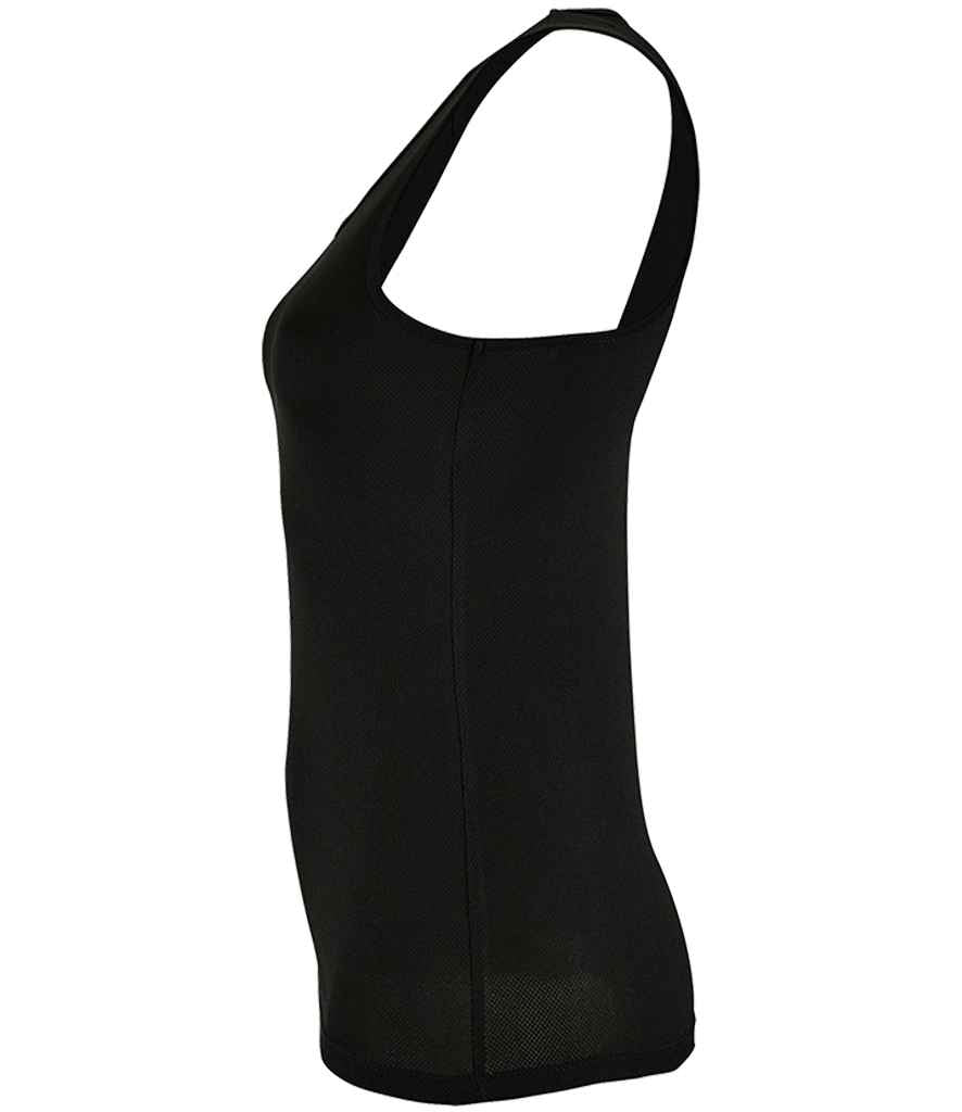 SOL'S Ladies Sporty Performance Tank Top | Black
