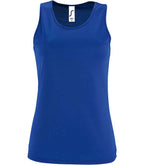 SOL'S Ladies Sporty Performance Tank Top | Royal Blue