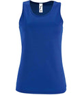 SOL'S Ladies Sporty Performance Tank Top | Royal Blue