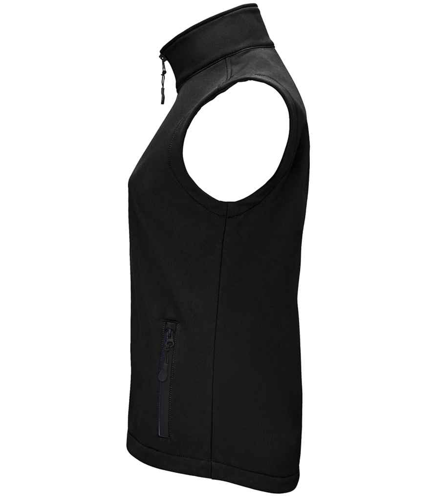 SOL'S Ladies Race Soft Shell Bodywarmer | Black