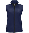 SOL'S Ladies Race Soft Shell Bodywarmer | French Navy