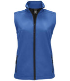 SOL'S Ladies Race Soft Shell Bodywarmer | Royal Blue