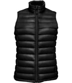 SOL'S Ladies Wilson Lightweight Padded Bodywarmer | Black